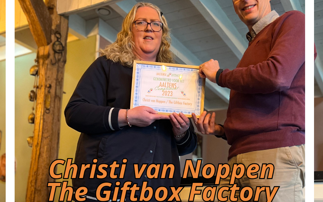 Christi van Noppen is genomineerd voor het Aaltens Compliment!