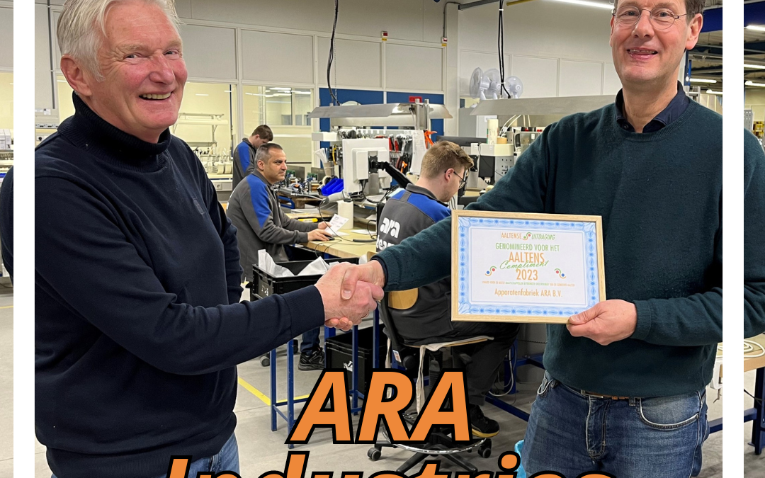 ARA Industries is genomineerd voor het Aaltens Compliment
