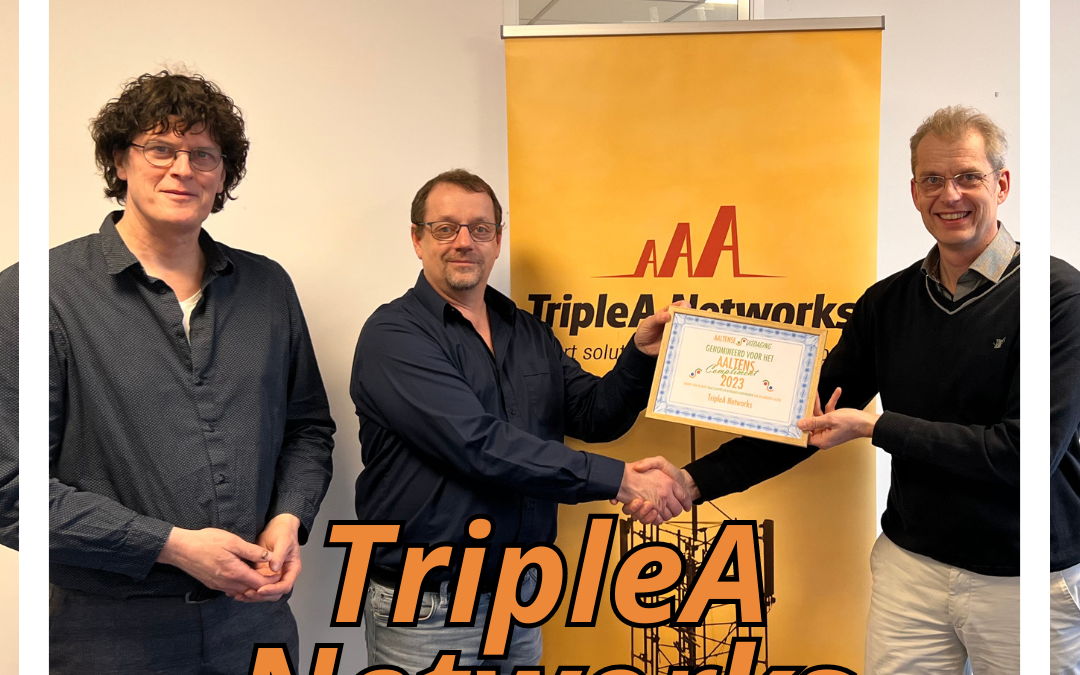 TripleA  is genomineerd voor het Aaltens Compliment!