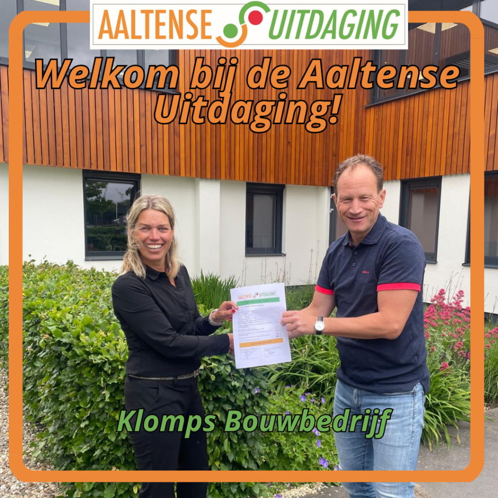 Welkom bij de Aaltense Uitdaging, Klomps Bouwbedrijf!