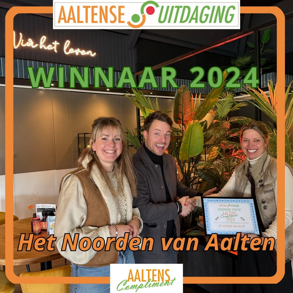 Nominatieronde geopend voor het Aaltens Compliment 2025