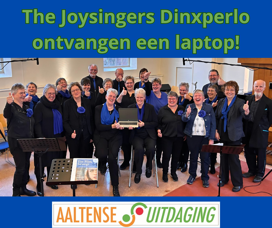 Laptop voor The Joysingers Dinxperlo!